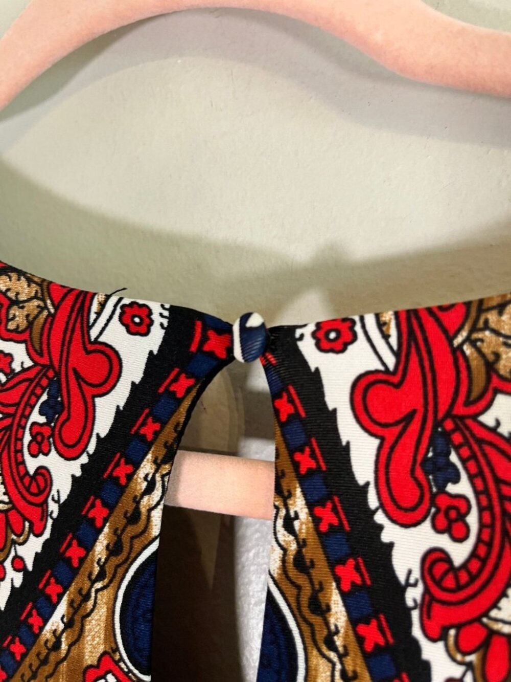 Colorful Floral Tank Maxi Dress M Animal Print Paisley Boho Indie Folk Resort - Picture 6 of 8